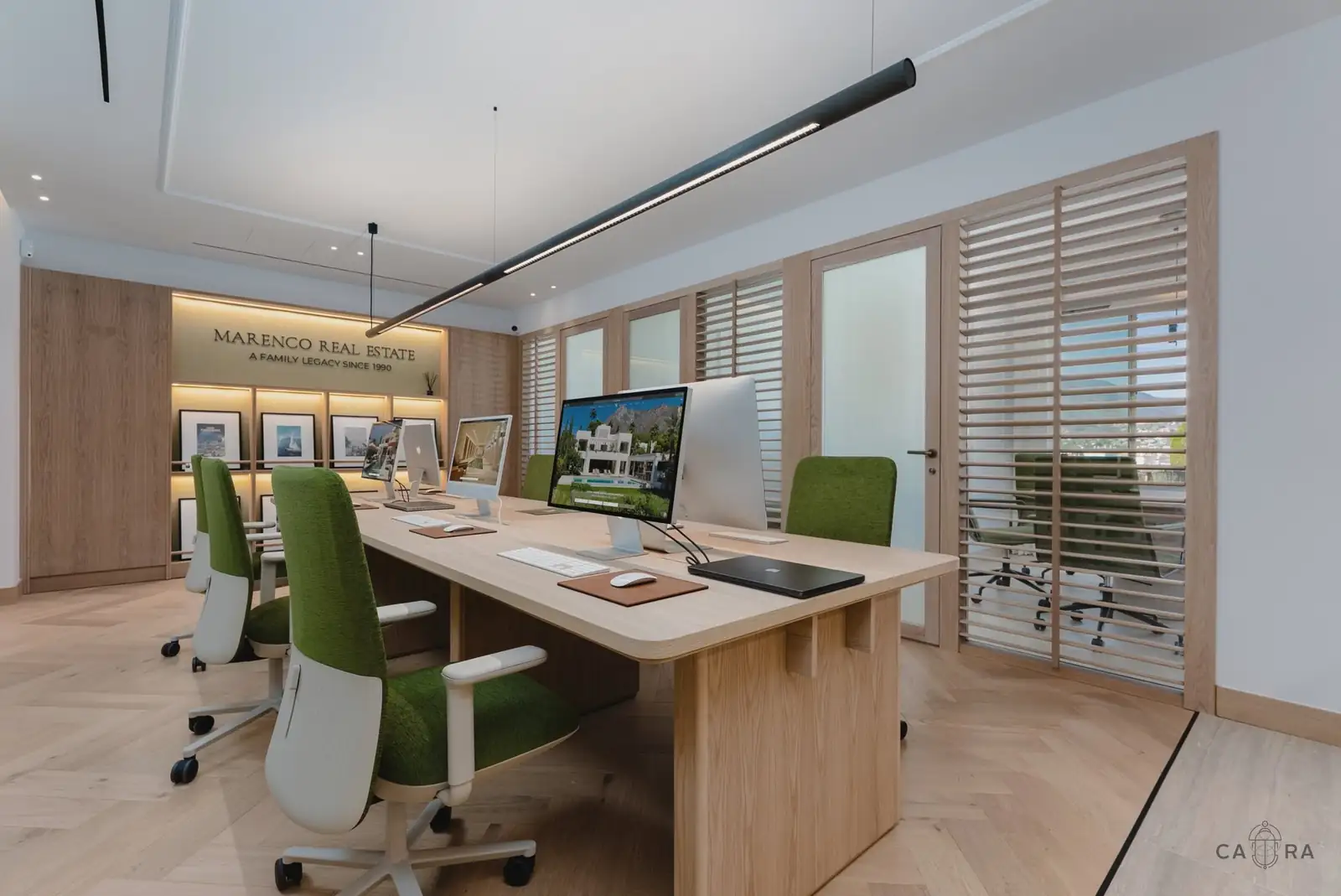 Marenco Real Estate open-plan office