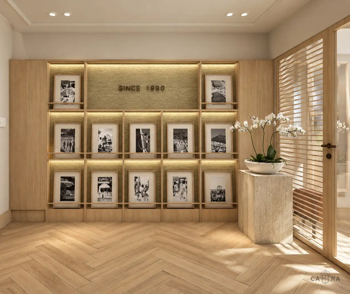 Render of the entrance