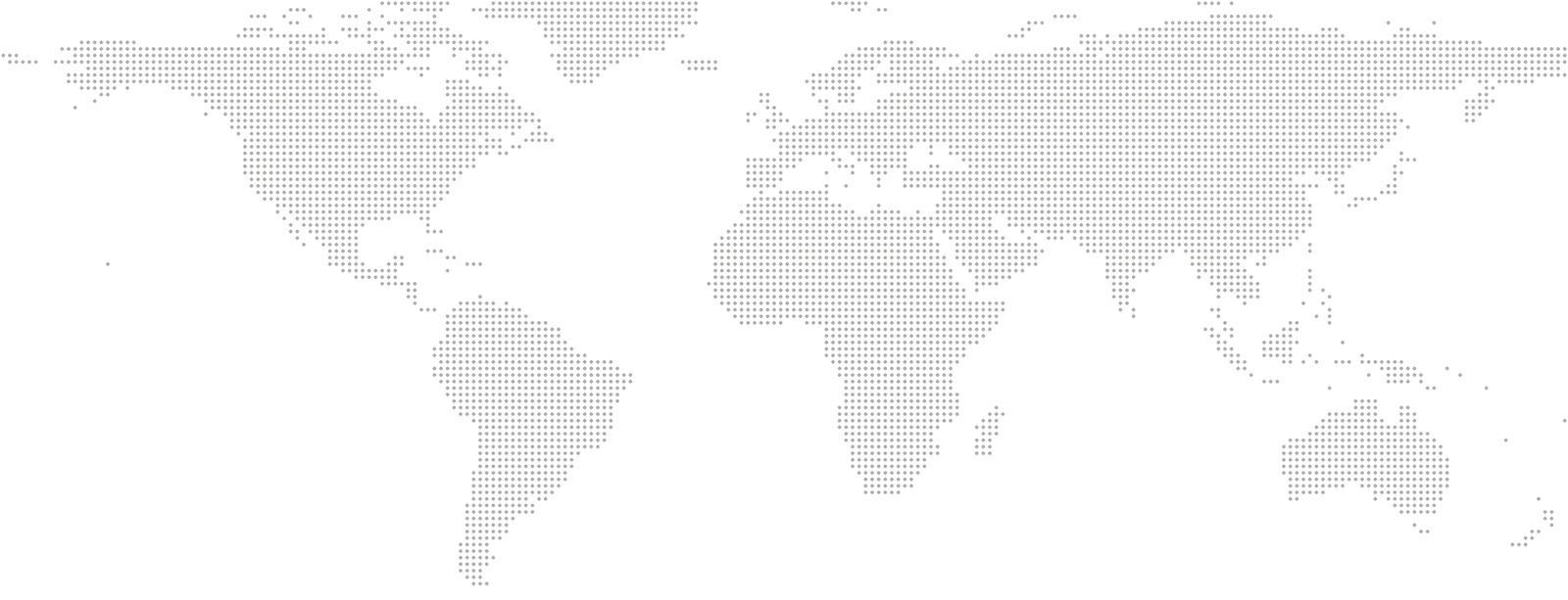 World map marking the places where Cara Studio has worked: Mexico, Madrid and Marbella